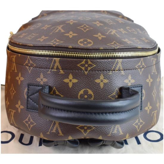 Palm springs cloth backpack Louis Vuitton Brown in Cloth - 6739324