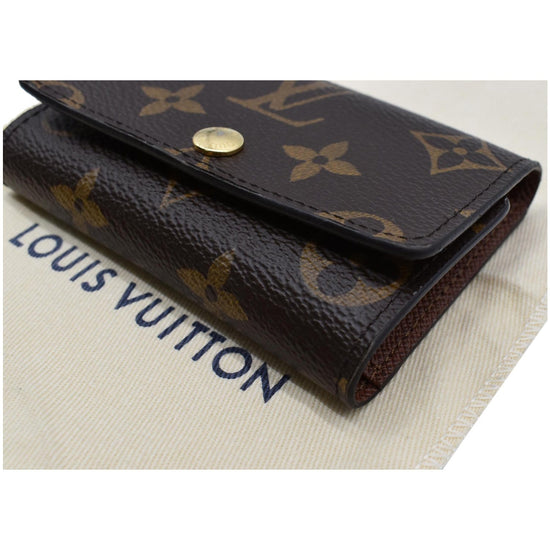 Louis Vuitton Key Holder Dragonne Monogram Brown in Toile Canvas with Brass  - US