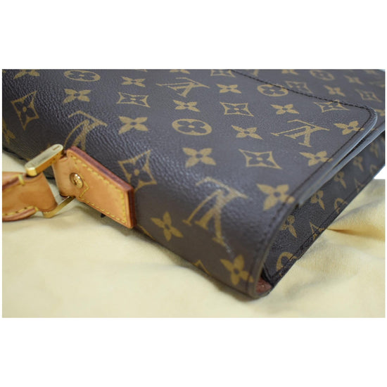 Laguito cloth satchel Louis Vuitton Brown in Cloth - 28896249