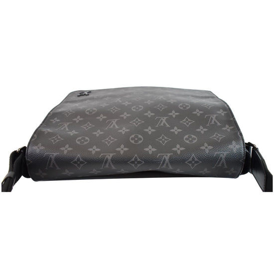 Louis Vuitton Messenger District Monogram Eclipse PM Noir Black in Toile  Canvas with Silver-tone - US