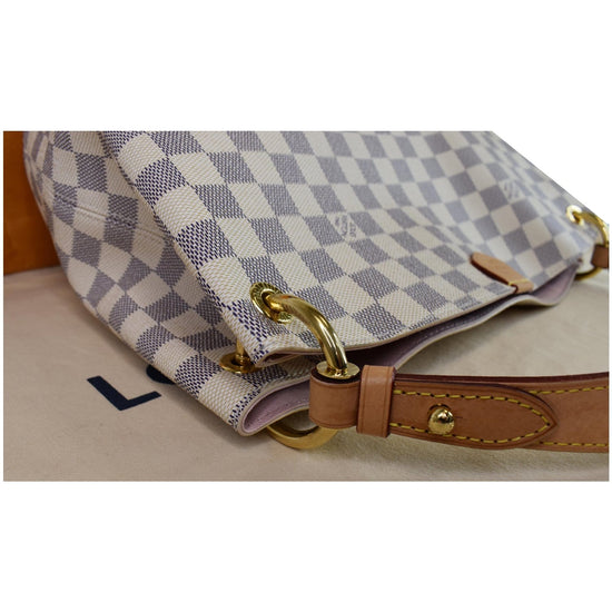 Louis Vuitton Damier Azur Canvas Graceful Pm Shoulder Bag – On Que