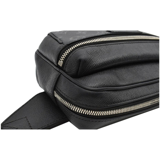 LOUIS VUITTON Taiga Monogram Outdoor Bumbag Black | FASHIONPHILE