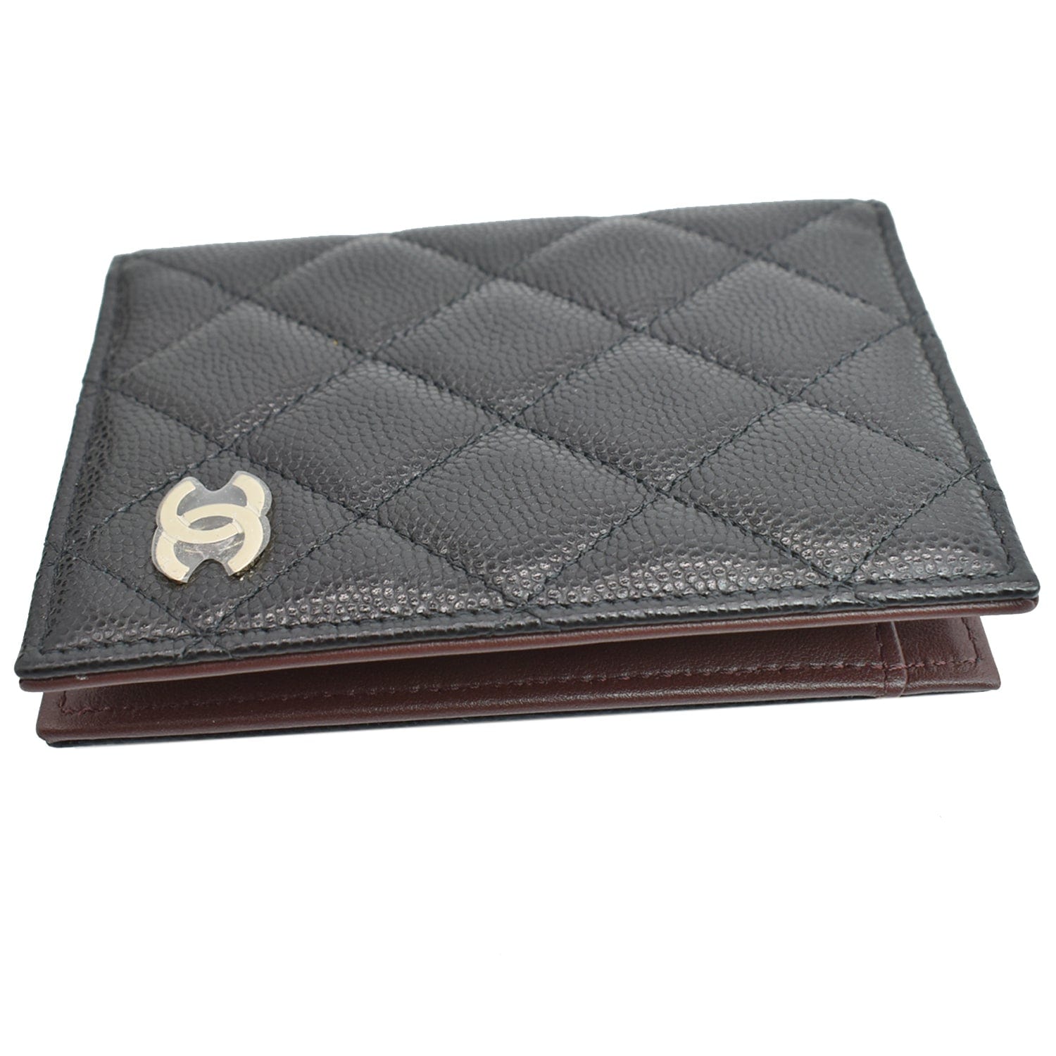 Chanel CC Card Holder Quilted Lambskin Leather Wallet - DDH