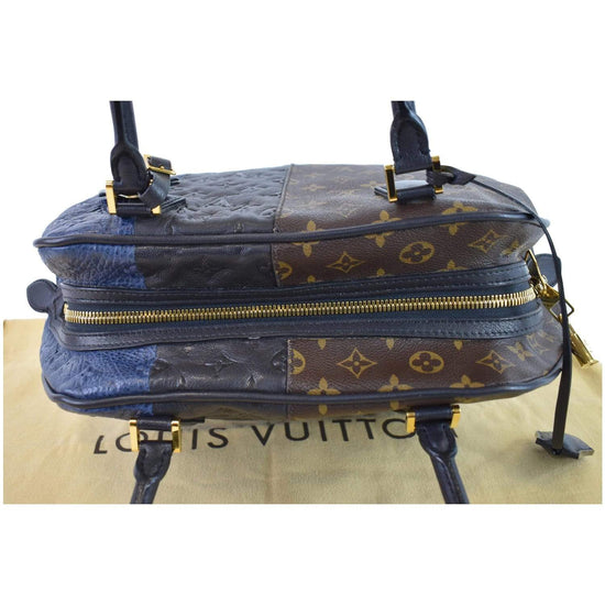 Louis Vuitton Multicolor Monogram Canvas Leather Blocks Stripes Tote Bag at  1stDibs