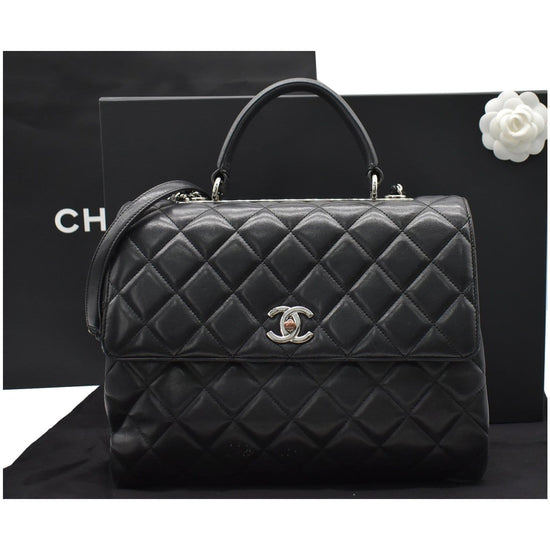 Trendy cc flap leather handbag Chanel Black in Leather - 30958862