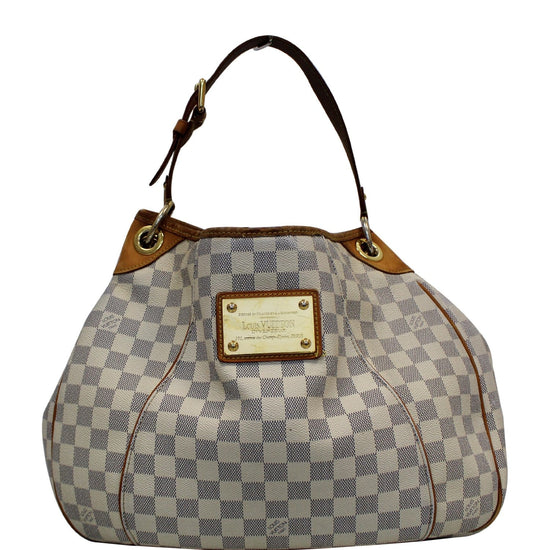 White Louis Vuitton Damier Azur Galliera PM Shoulder Bag – Designer Revival