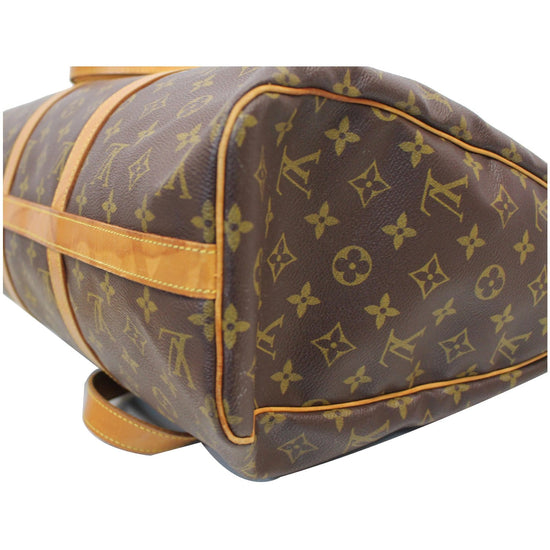 Flanerie cloth handbag Louis Vuitton Brown in Cloth - 32848618