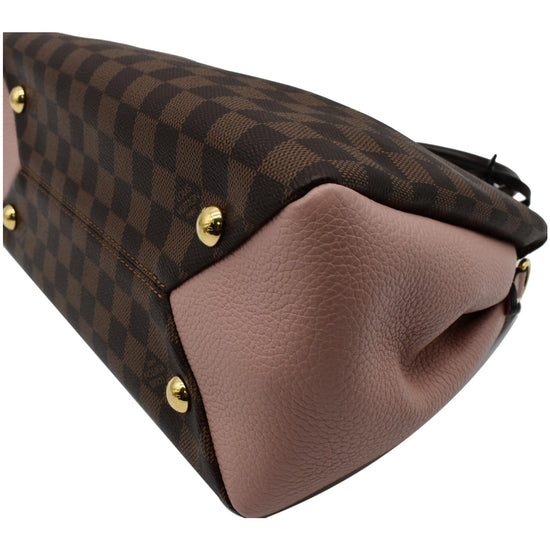 Louis Vuitton // 2019 Brown & Pink Damier Ebene Brittany Shoulder