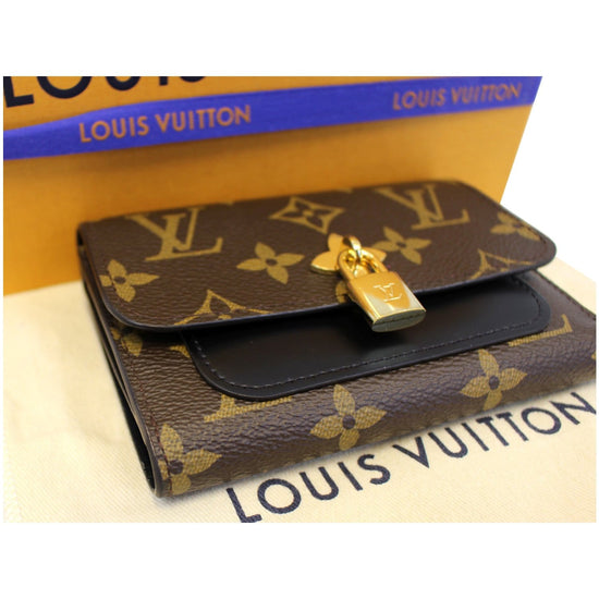 Louis Vuitton Monogram Canvas Flower Lock Compact Wallet (SHF-18992) –  LuxeDH