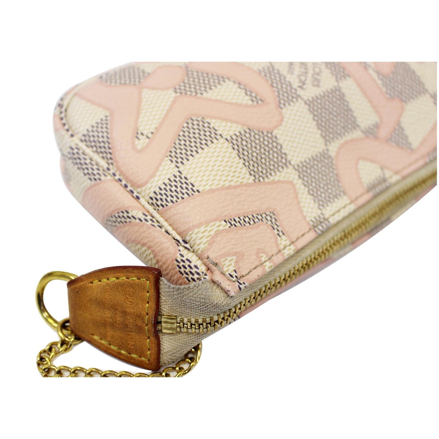 LOUIS VUITTON Tahitienne Mini Pochette Damier Azur Accessories Pouch-US