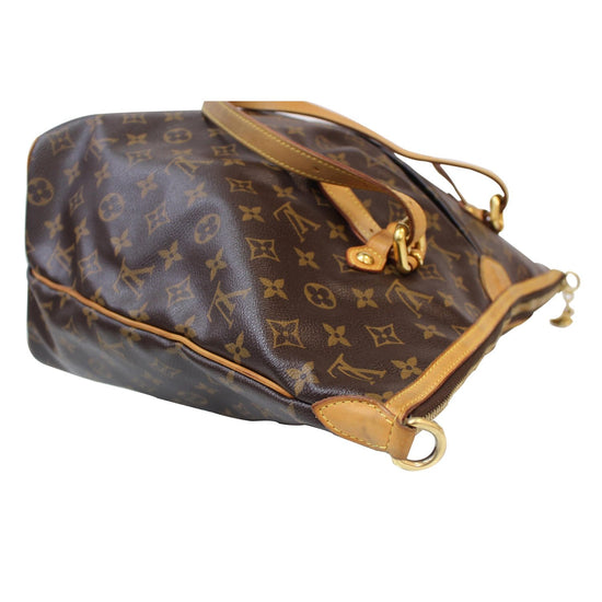 Louis Vuitton Brown Monogram Canvas Palermo GM Shoulder Bag – On Que Style