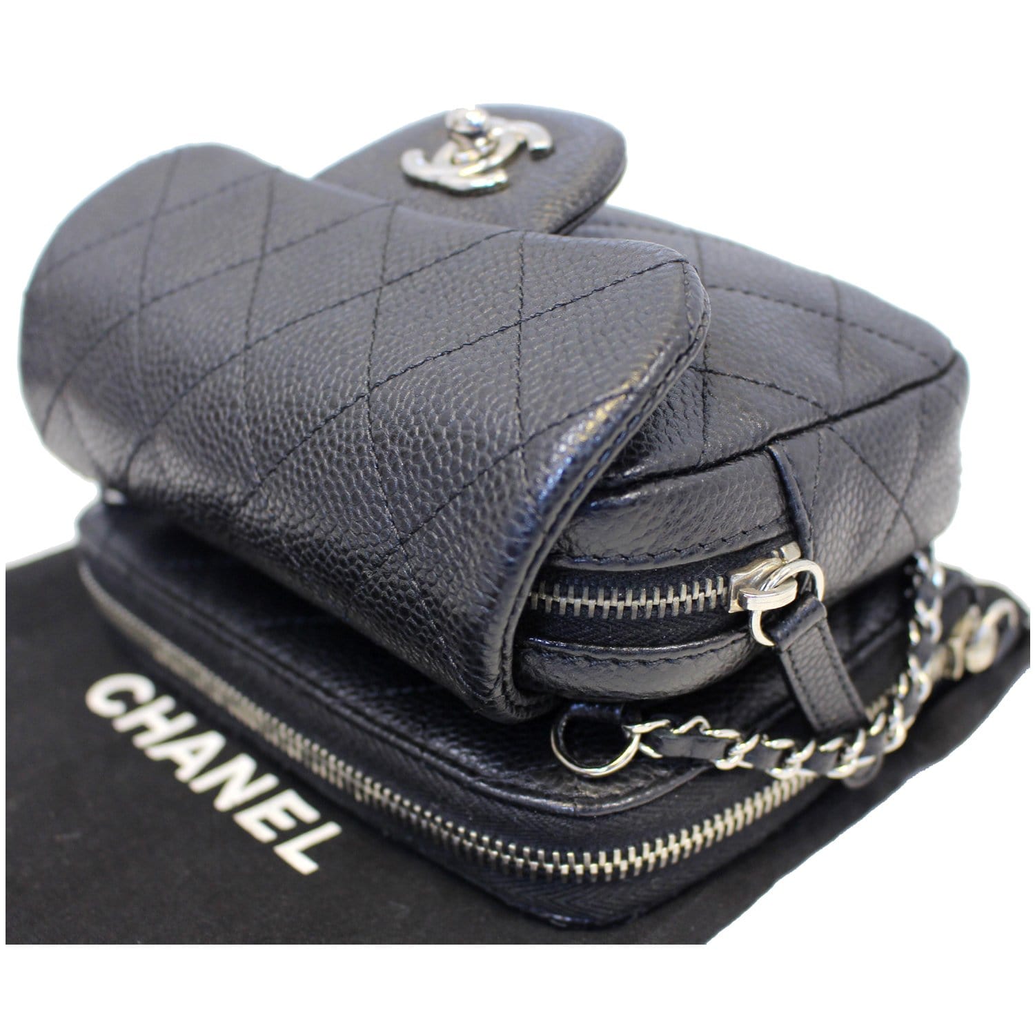 Chanel Classic Mini Flap Quilted Lambskin Crossbody Bag