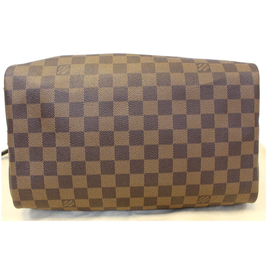 LOUIS VUITTON  PATCHES SPEEDY 30 BANDOULIERE OF DAMIER EBENE