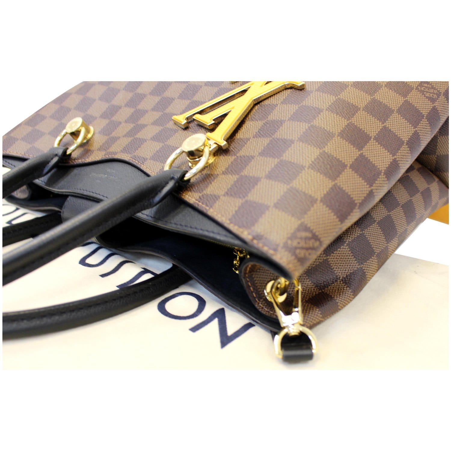 LOUIS VUITTON LV Riverside Damier Ebene Shoulder Bag Noir-US