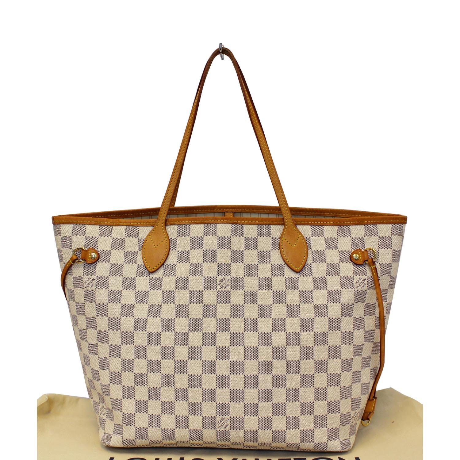 Louis Vuitton Neverfull Damier Ebene MM Cerise Lining - US