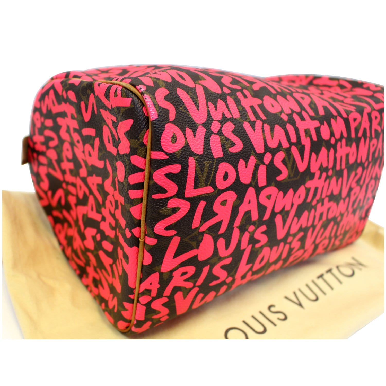 Louis Vuitton Neo Speedy M95214 Fuchsia Pink Monogram Denim Duffle