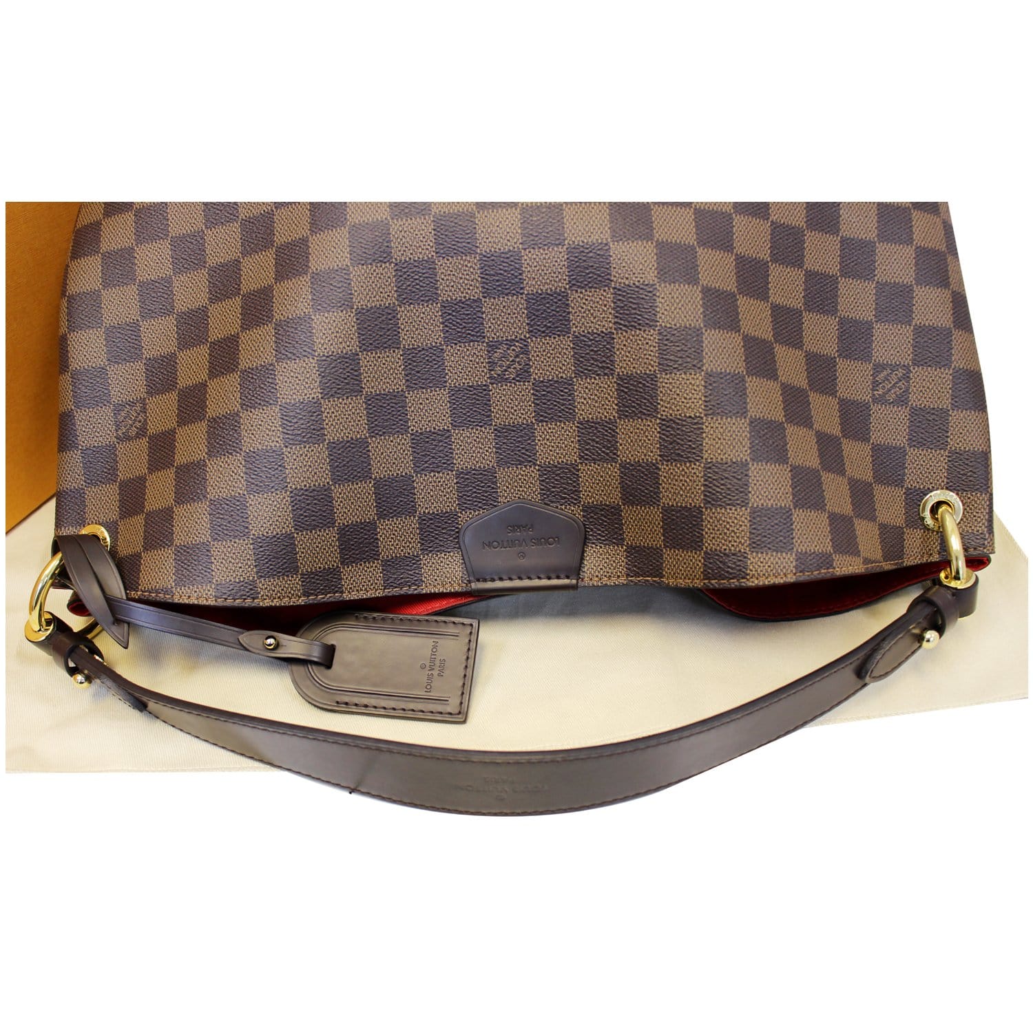 LOUIS VUITTON Graceful MM Damier Ebene Shoulder Bag-US