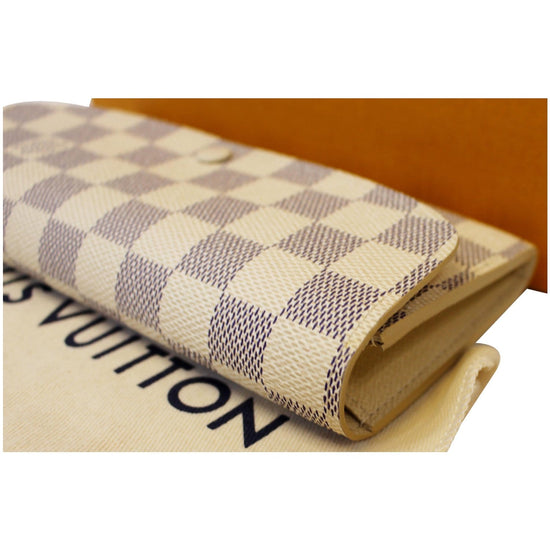 Louis Vuitton Damier Azur Emilie Wallet QJA0980NPB003