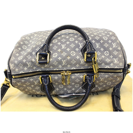 Louis Vuitton Sepia Monogram Mini Lin Idylle Speedy Bandouliere 30 With  strap Leather ref.330761 - Joli Closet