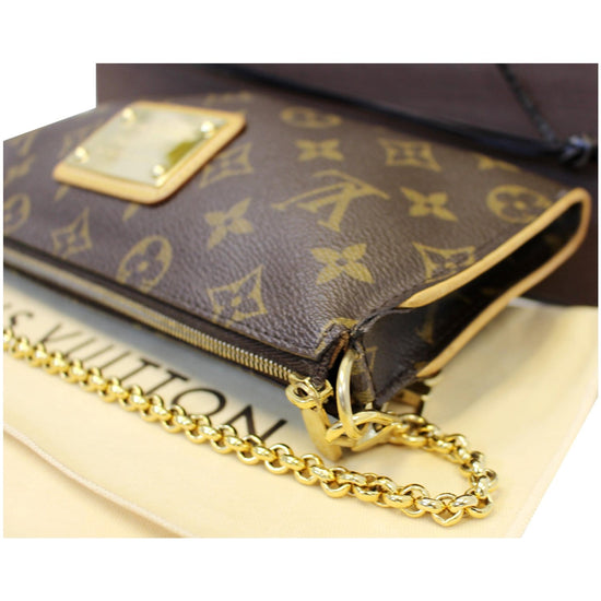 Louis Vuitton Sophie Clutch Monogram (With Leather Strap) Brown in Coated  Canvas with Gold-tone - US