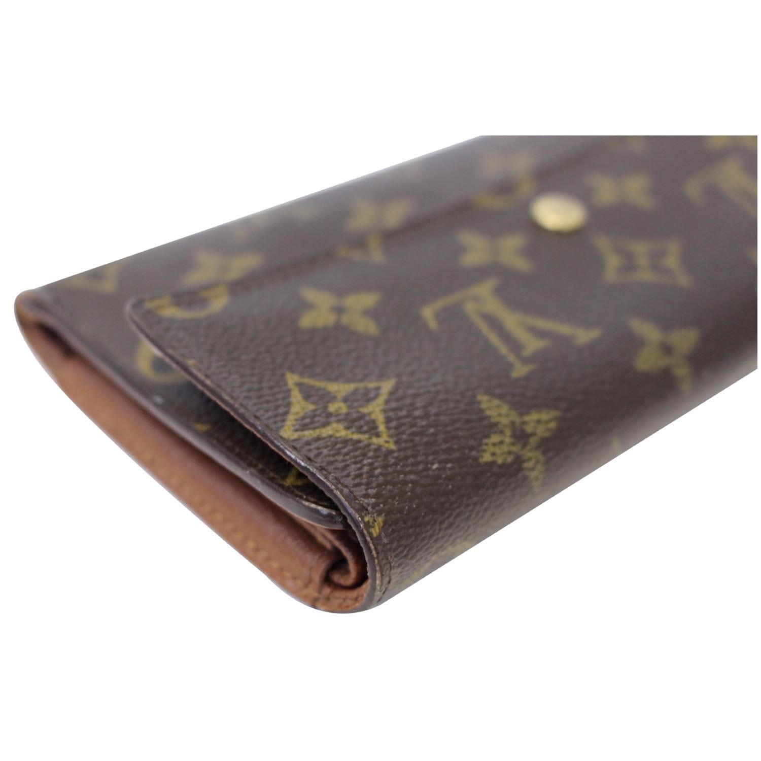 LOUIS VUITTON Porte Tresor International Monogram Canvas Wallet Brown-US