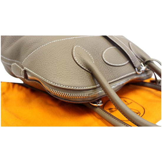 Replica Hermes Bolide 31 Handmade Bag In Taupe Clemence Leather