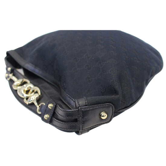 Gucci GG Canvas Wave Horsebit Large Hobo Bag – MoMosCloset