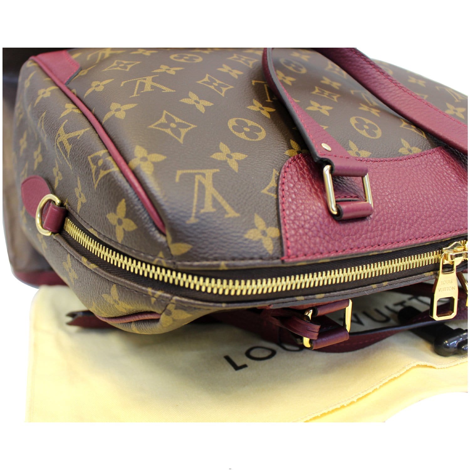 LOUIS VUITTON Retiro NM Aurore Monogram Canvas Shoulder Bag-US