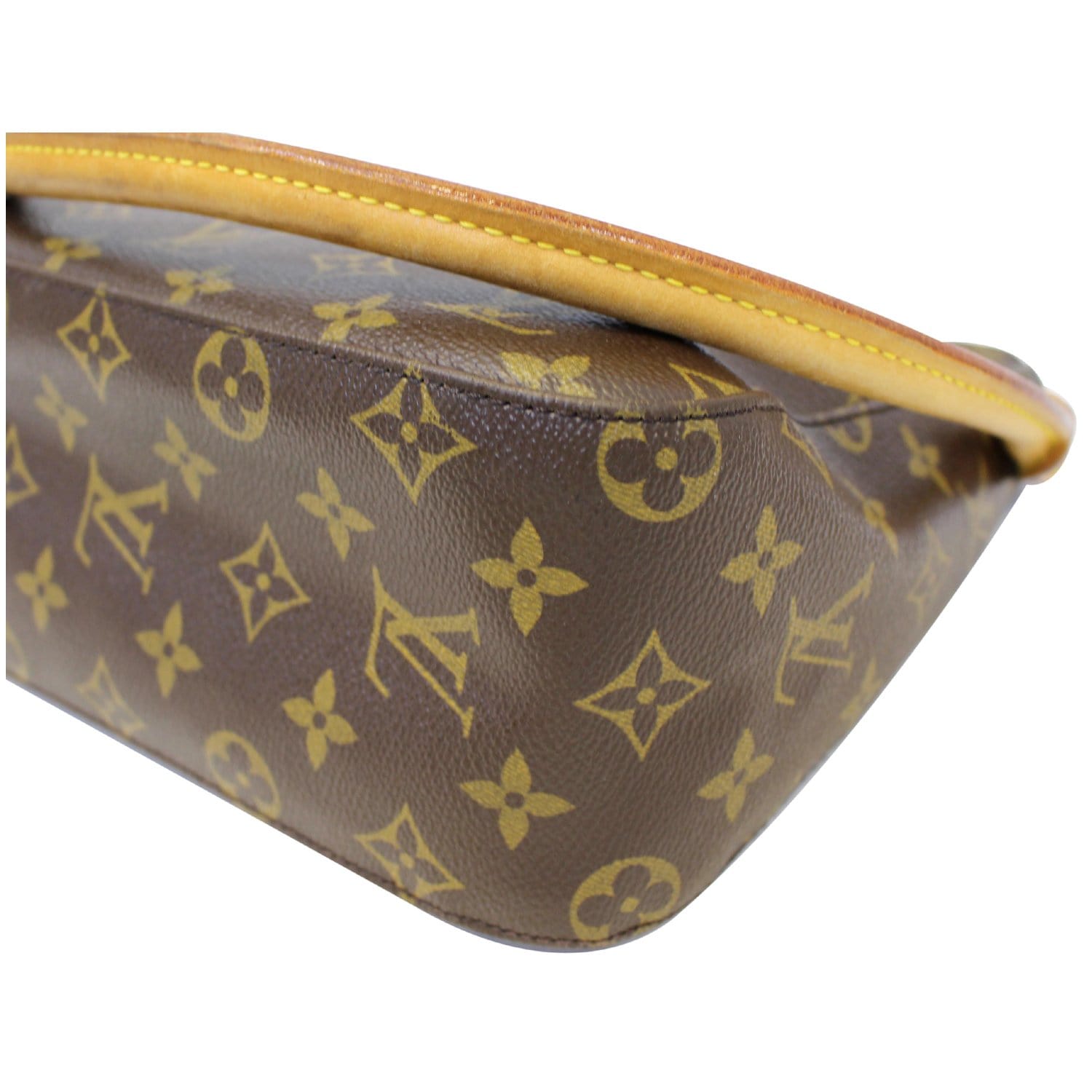 LOUIS VUITTON Looping MM Monogram Canvas Shoulder Bag Brown-US