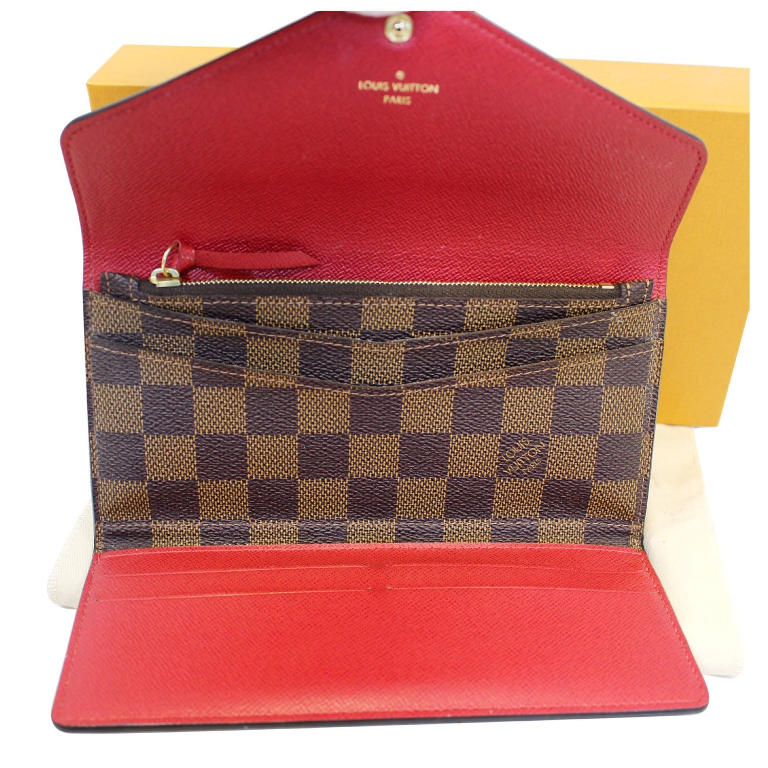 LOUIS VUITTON Josephine Damier Ebene Wallet-US