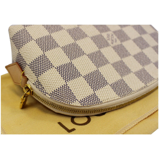 Louis Vuitton 2011 Pre-owned Damier Azur Cosmetic Bag - White