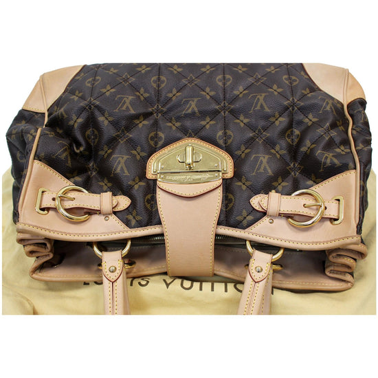 Etoile shopper cloth handbag Louis Vuitton Brown in Cloth - 36187006