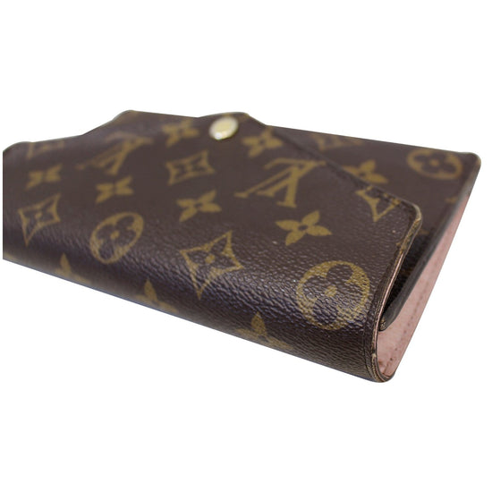 LOUIS VUITTON Monogram Jeanne Wallet Rose Ballerine 1240899