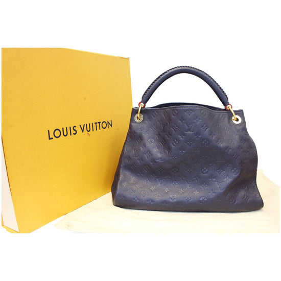 Louis Vuitton Artsy MM Navy Blue Monogram Empreinte – Vault 55