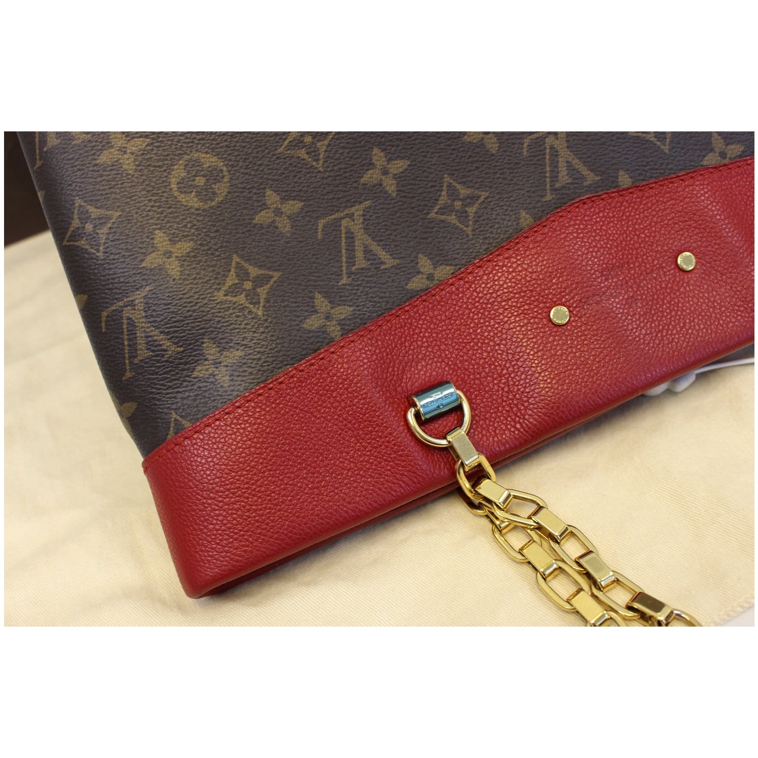 Louis Vuitton Pallas Chain Shopper Monogram Canvas Bag