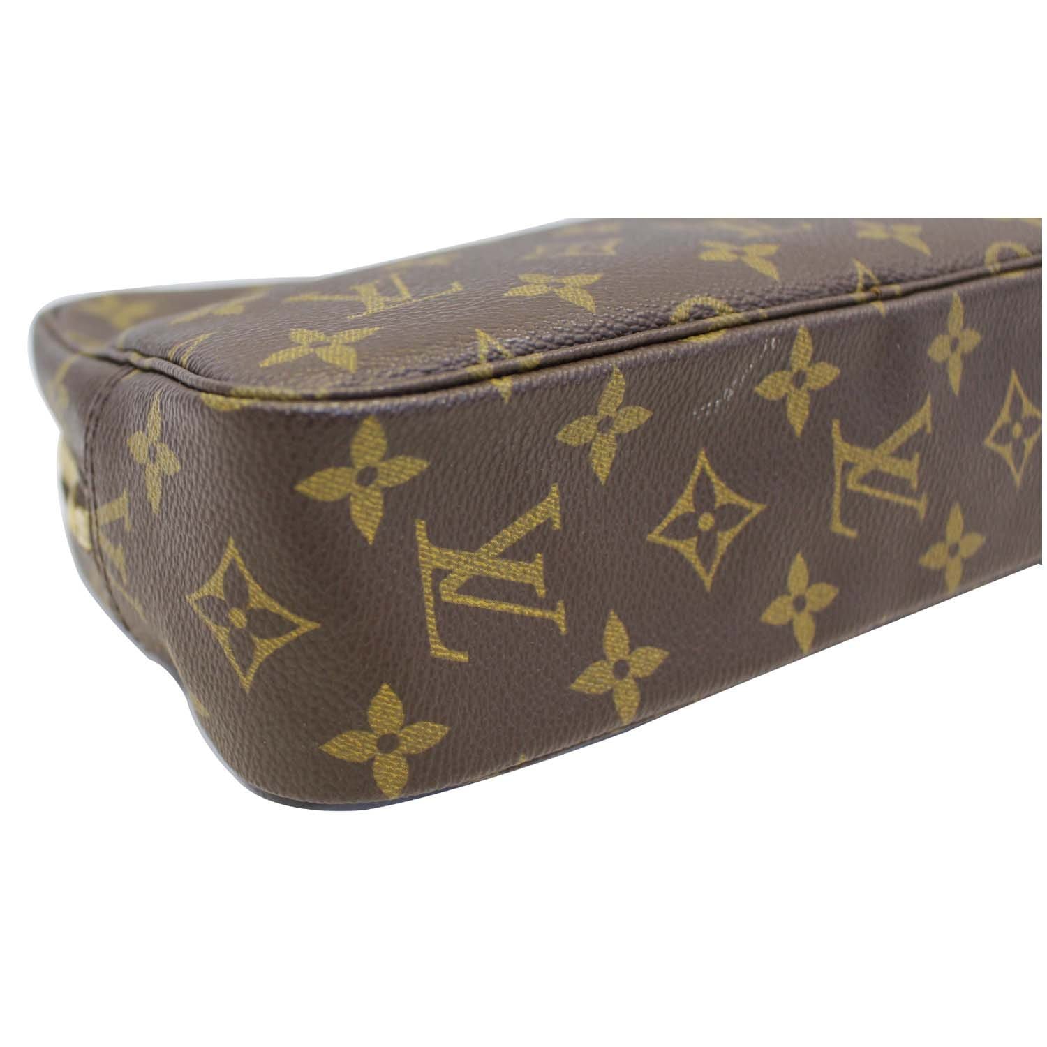 LOUIS VUITTON Trousse Toilette 23 Monogram Canvas Cosmetic Pouch Brown