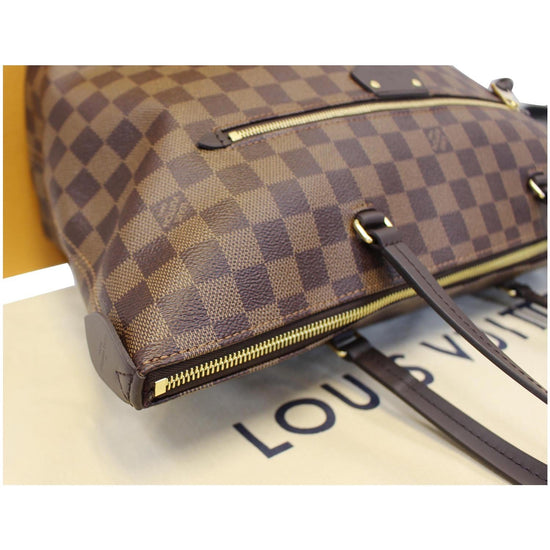 Louis Vuitton Discontinued Damier Ebene Lena MM Zip Tote Iena Jena