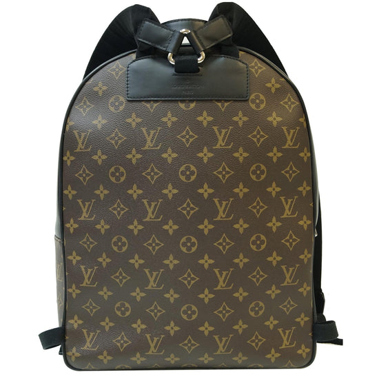 New LV men's and women's canvas contrast backpack