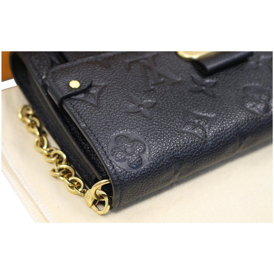 Louis Vuitton Vavin Chain Wallet Monogram Empreinte Leather 393611