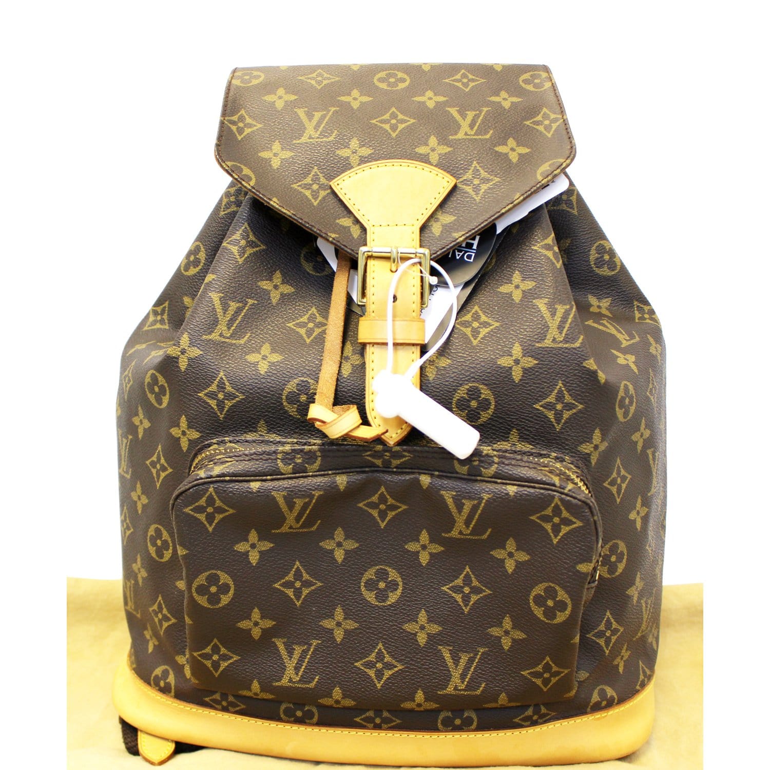 LOUIS VUITTON Monogram Canvas Brown Montsouris GM Backpack Bag