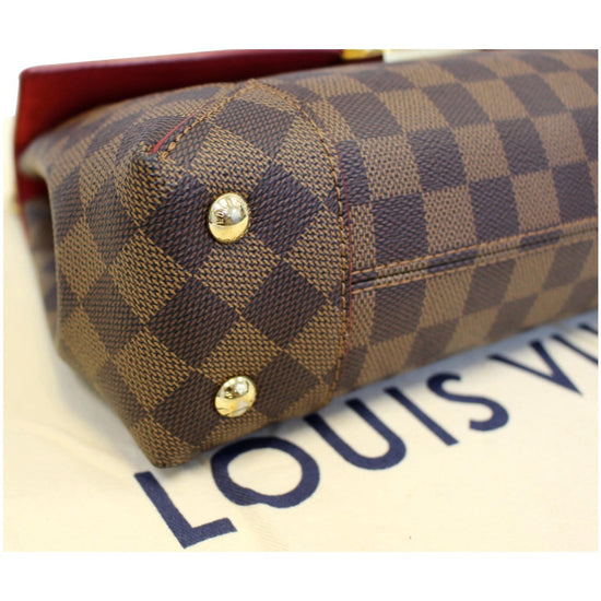 Louis Vuitton Damier Ebene Caissa Clutch Cherry - LVLENKA Luxury Consignment