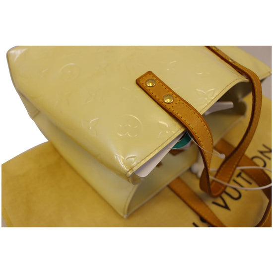 LOUIS VUITTON Read PM Hand Bag Monogram Vernis Leather Beige M91144 04SG013