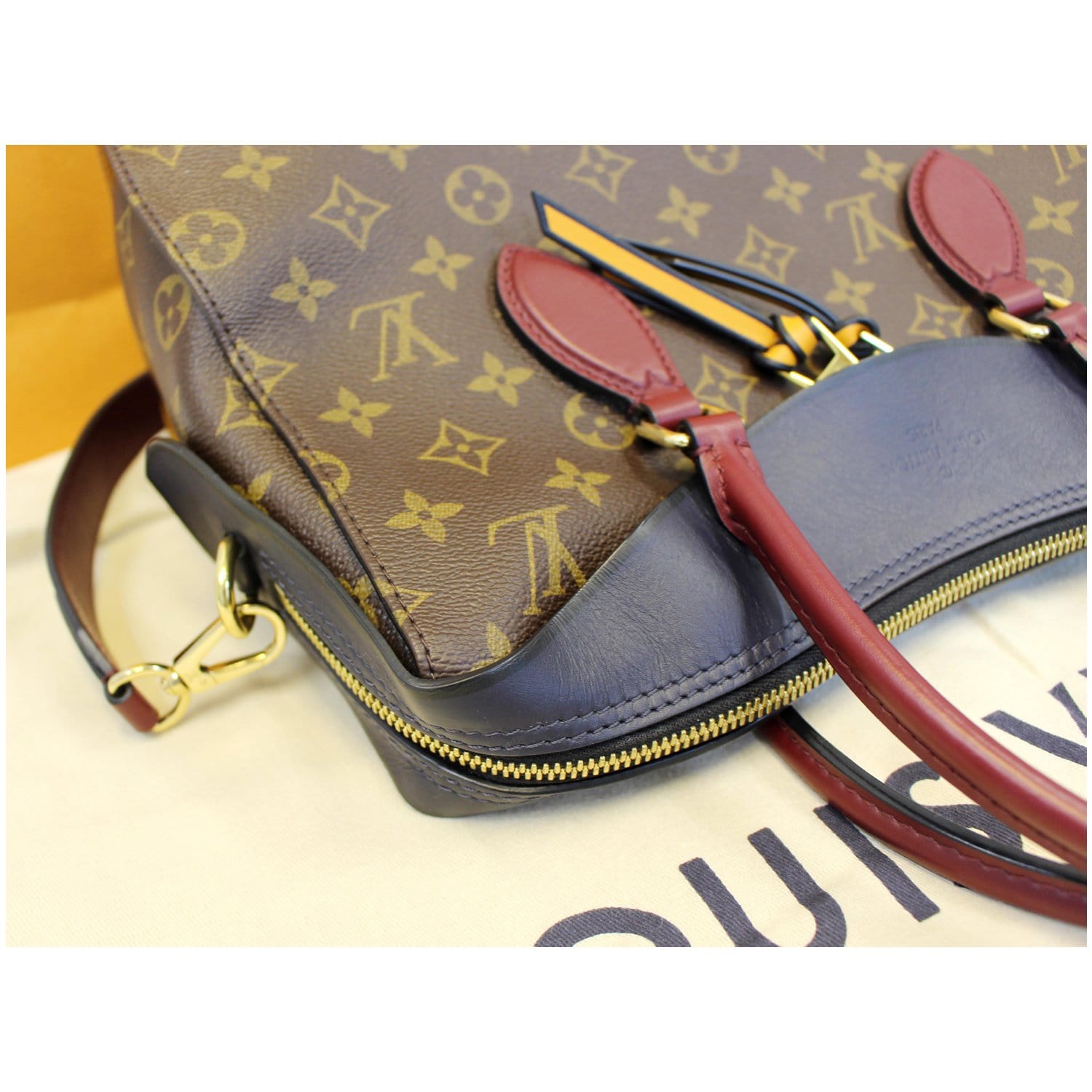 Buy Louis Vuitton Monogram Canvas Grained Calf Leather Surene MM Shoulder  Handbag Cerise Article:M43773 at