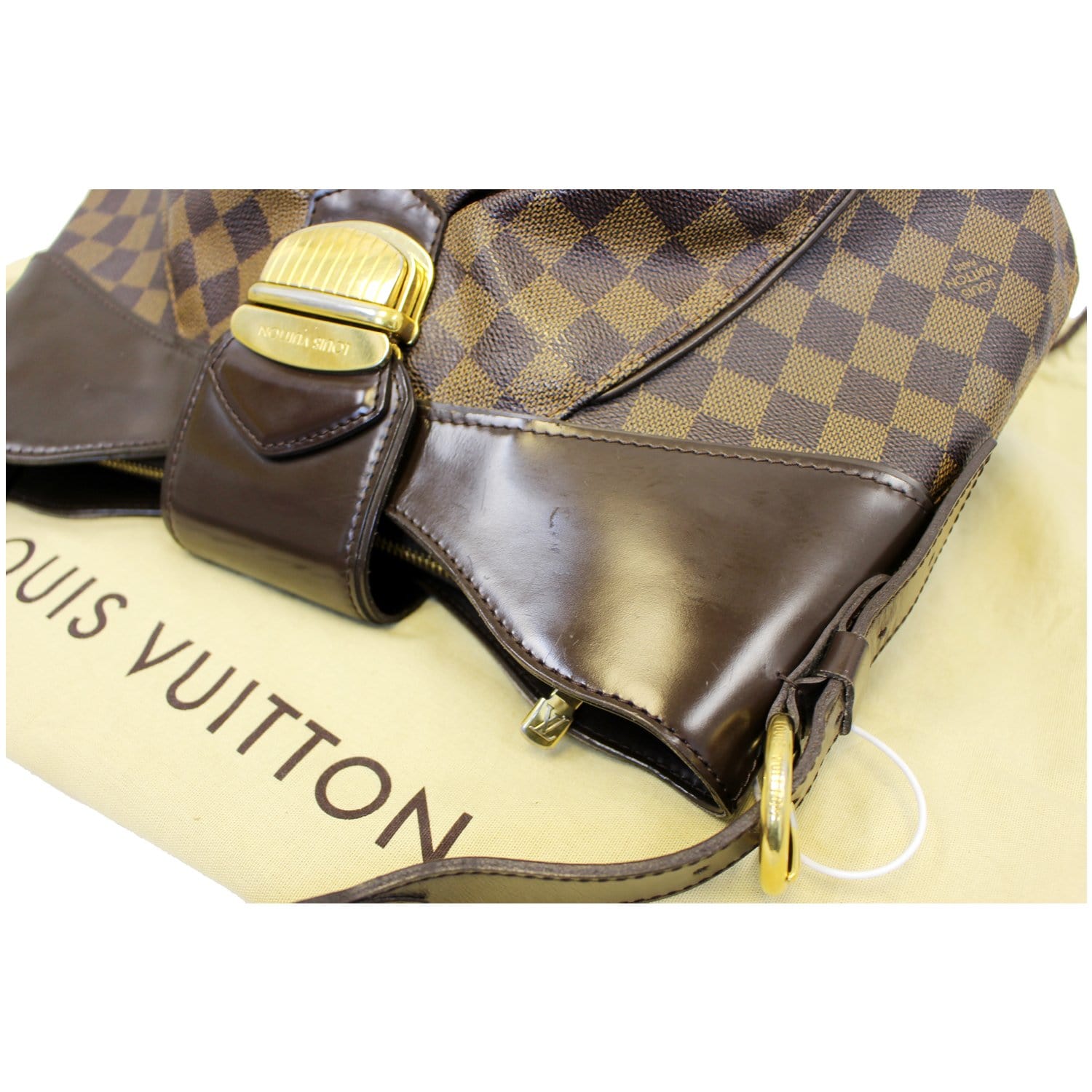 LOUIS VUITTON Sistina MM Damier Ebene Shoulder Bag-US