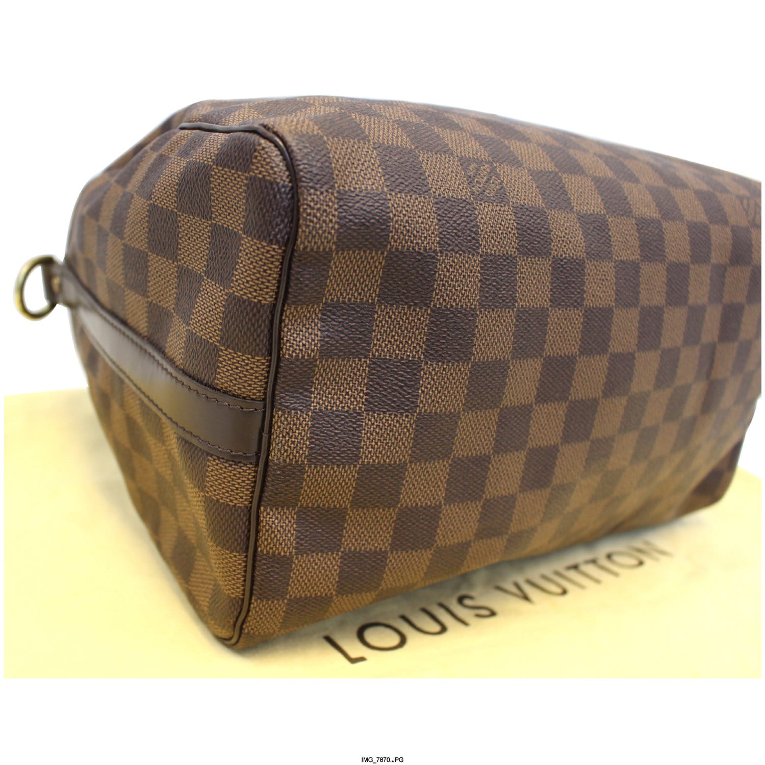 LOUIS VUITTON Speedy 30 Bandouliere Damier Ebene Shoulder Bag-US