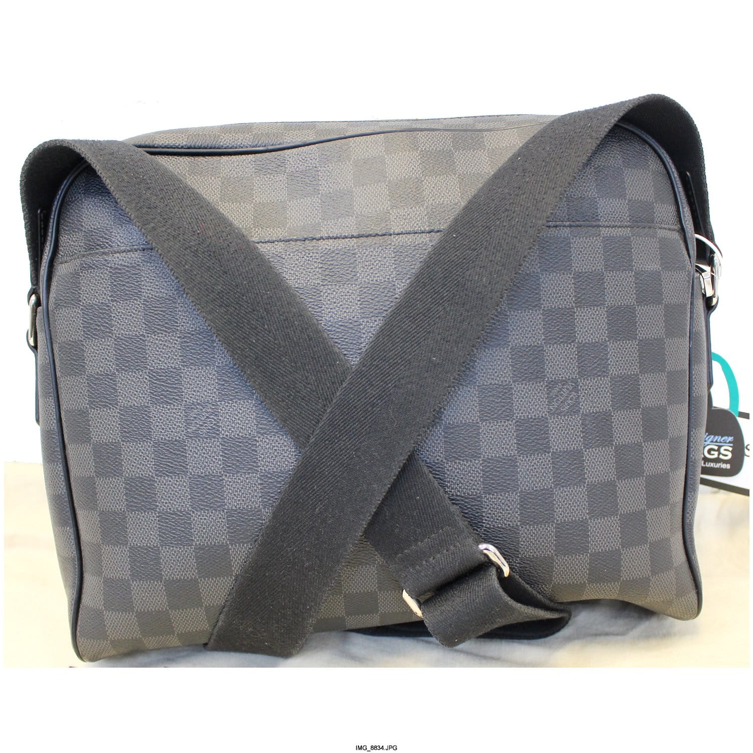 LOUIS VUITTON Dayton Reporter PM Damier Graphite Shoulder Bag