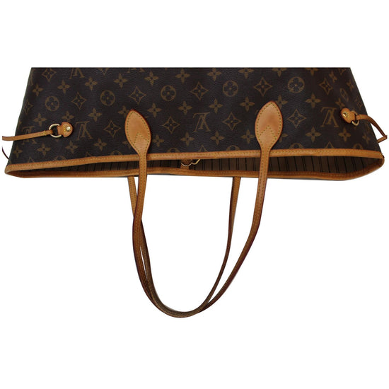 LOUIS VUITTON M40990 NEVERFULL GM MONOGRAM CANVAS LARGE SHOPPER HANDBAG