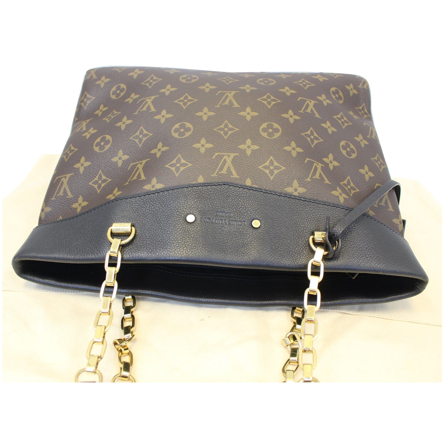 LOUIS VUITTON Pallas Monogram Canvas Clutch Crossbody Bag Brown-US