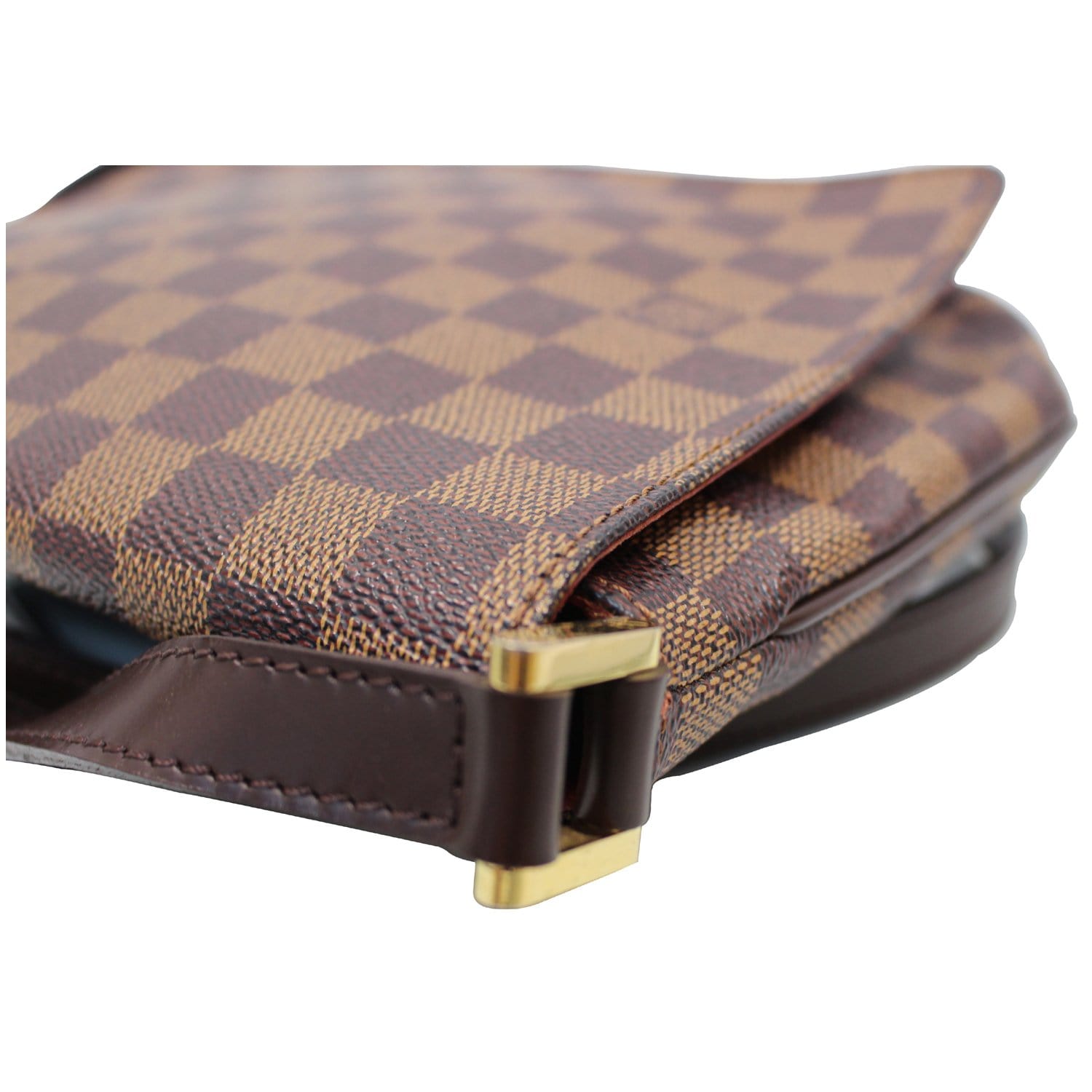 LOUIS VUITTON Musette Tango Long Strap Damier Ebene Crossbody Bag Brow