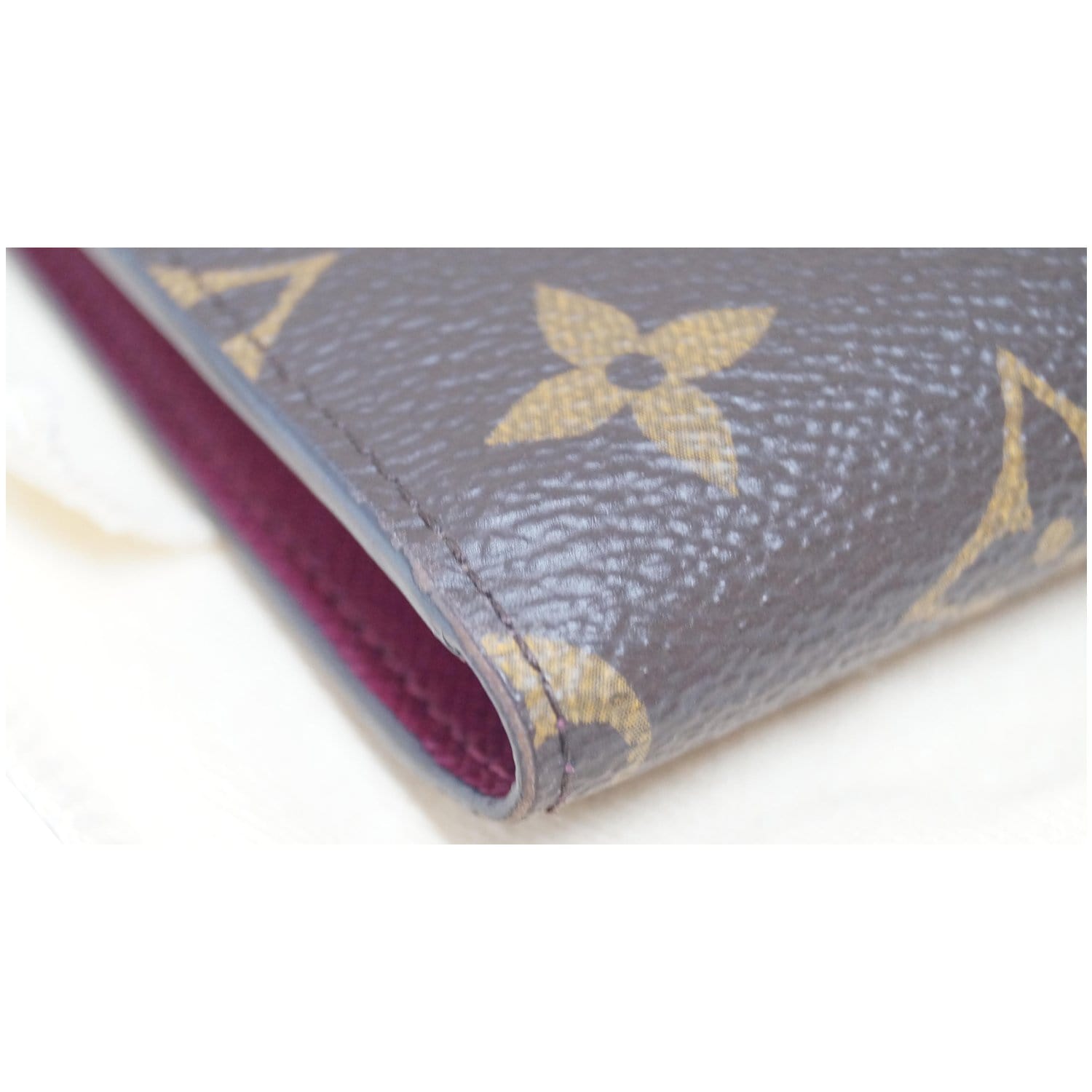 Louis Vuitton Monogram Canvas Fuchsia Adele Wallet at 1stDibs